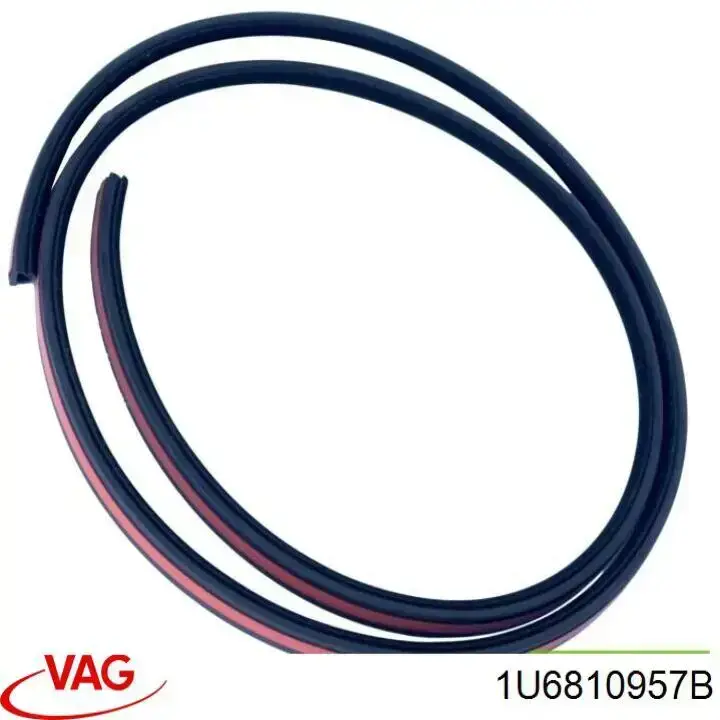 1U6810957B VAG Compactador da porta traseira esquerda (na carroçaria)