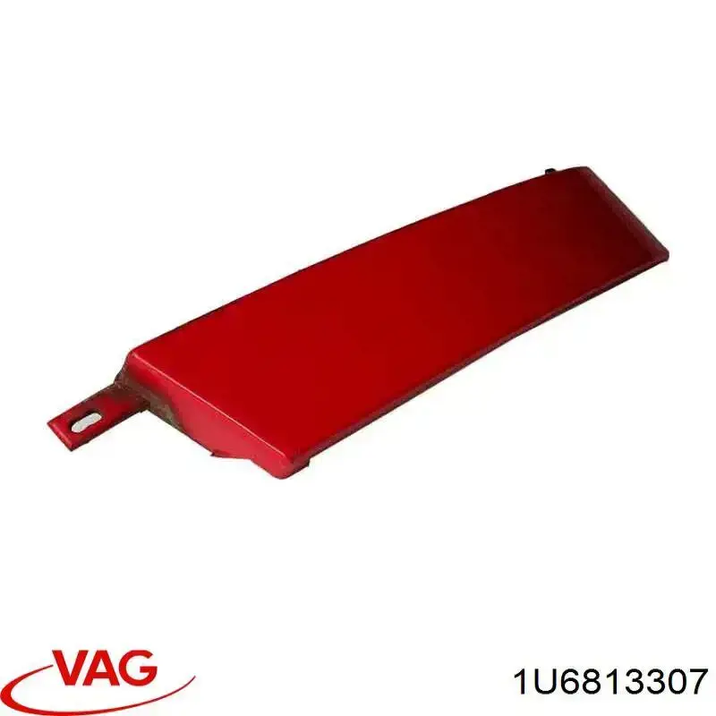 1U6813307 VAG Placa sobreposta debaixo de lanterna traseira esquerda