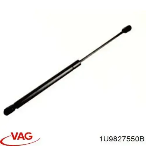 1U9827550B VAG Amortecedor de tampa de porta-malas (de 3ª/5ª porta traseira)