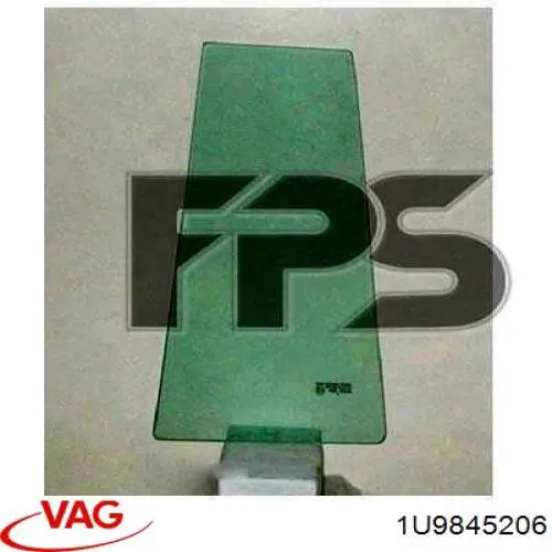 Vidro da porta traseira direita VAG 1U9845206 preço, a partir de 92,19 USD
