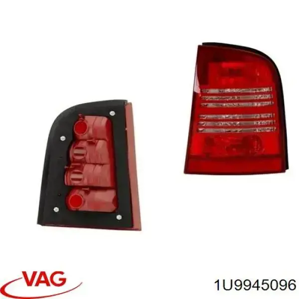 Lanterna traseira direita VAG 1U9945096 preço, a partir de 57,89 USD