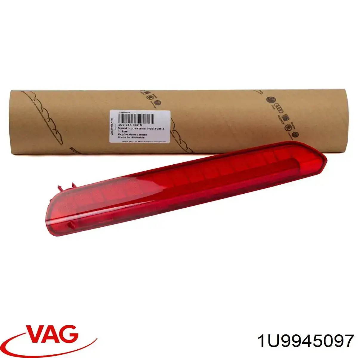 1U9945097 VAG Sinal de parada traseiro adicional
