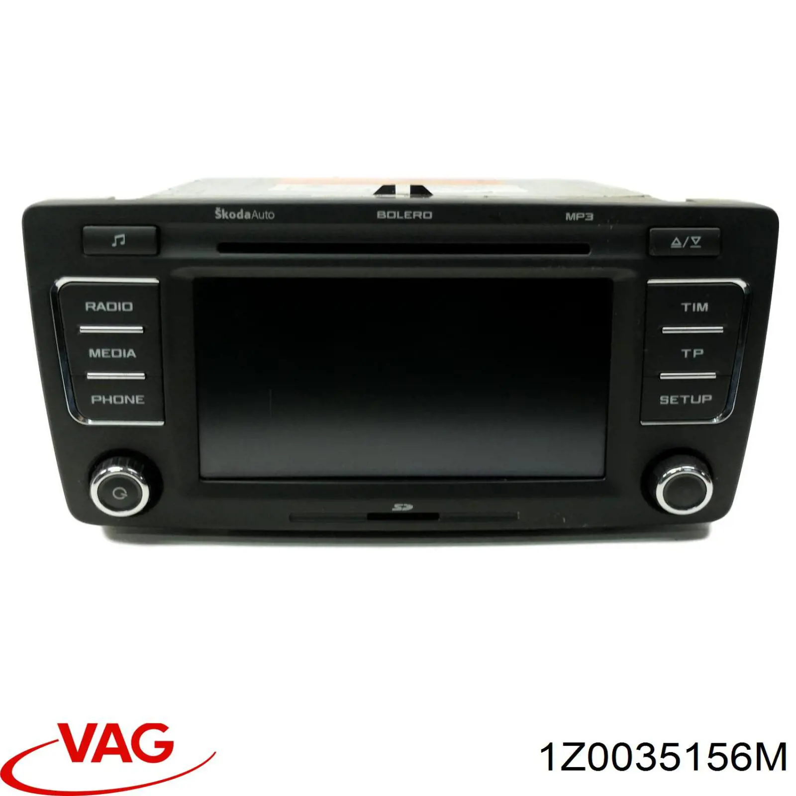 1Z0035156M VAG Aparelhagem de som (rádio AM/FM)