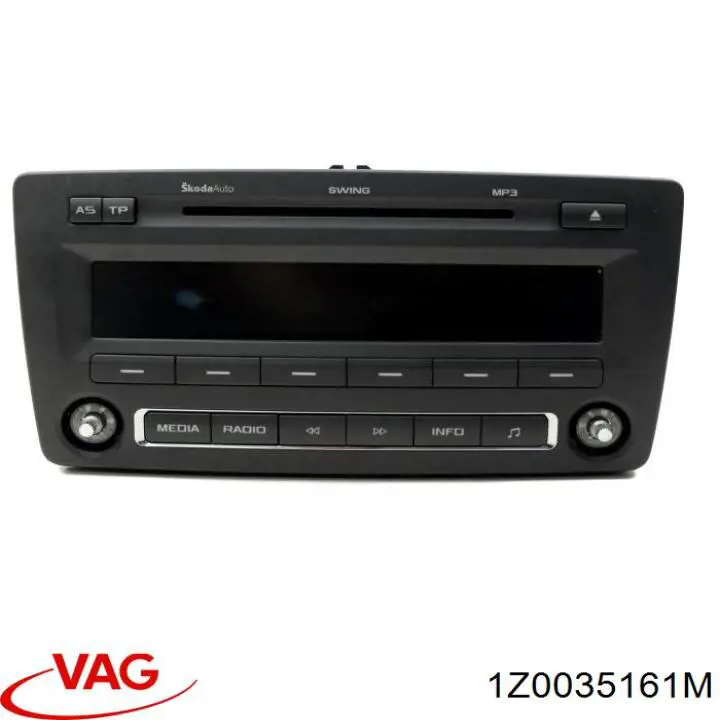 Compre 1Z0035161G VAG Aparelhagem de som (rádio AM/FM)