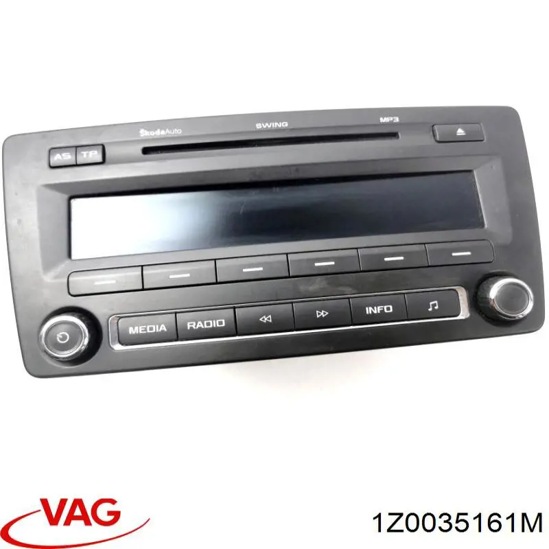 Compre 1Z0035161M VAG Aparelhagem de som (rádio AM/FM)
