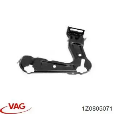1Z0805071 VAG Suporte esquerdo do radiador (painel de montagem de fixação das luzes)