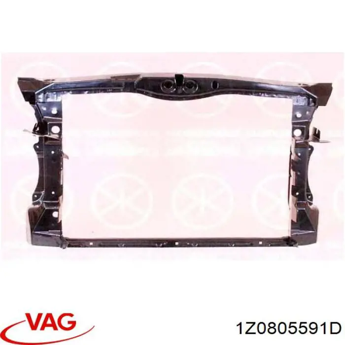 Suporte do radiador montado (painel de montagem de fixação das luzes) VAG 1Z0805591D preço, a partir de 91,17 USD
