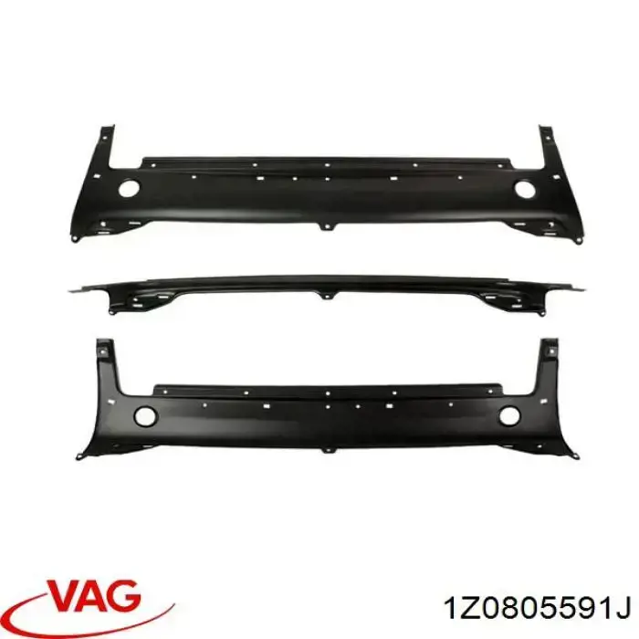 Suporte do radiador montado (painel de montagem de fixação das luzes) VAG 1Z0805591J preço, a partir de 102,92 USD