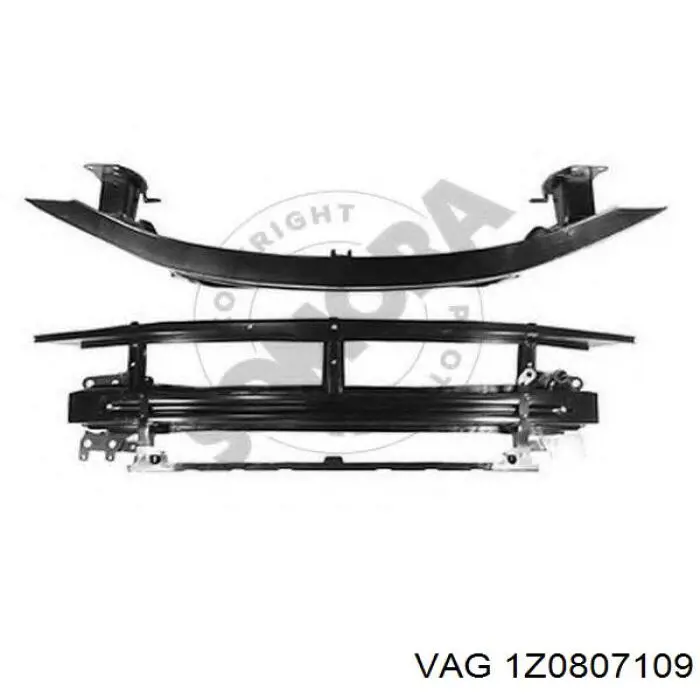 Reforçador do pára-choque dianteiro VAG 1Z0807109 preço, a partir de 58,68 USD