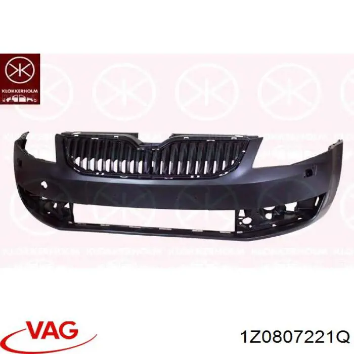 Compre 1Z0807221Q VAG Pára-choque dianteiro
