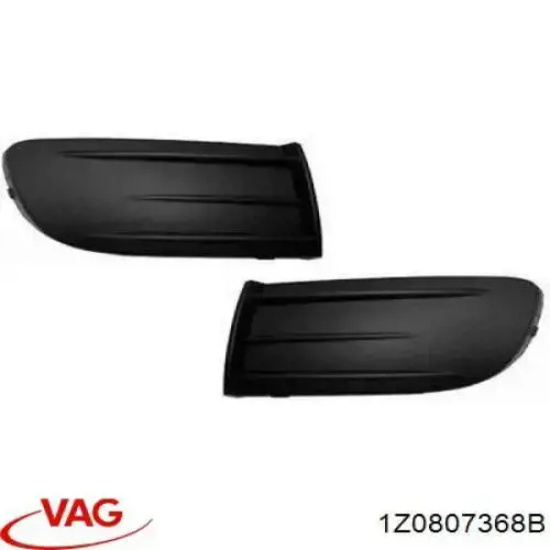 1Z0807368B VAG Grelha direita do pára-choque dianteiro