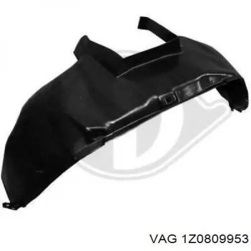 Compre 1Z0809953 VAG Guarda-barras esquerdo dianteiro do pára-lama dianteiro