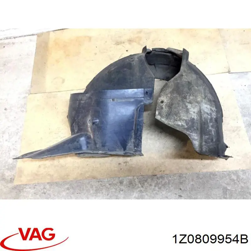 Guarda-barras direito dianteiro do pára-lama dianteiro VAG 1Z0809954B preço, a partir de 16,25 USD