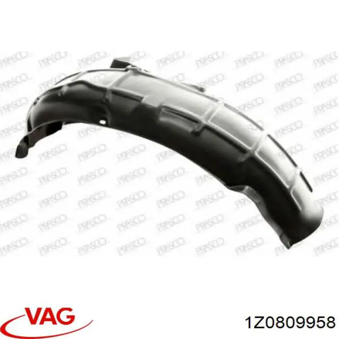 Guarda-barras direito traseiro do pára-lama dianteiro VAG 1Z0809958 preço, a partir de 24,86 USD