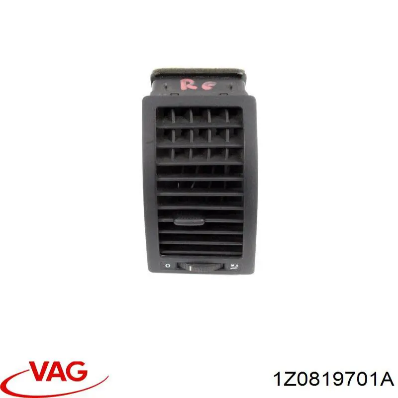Grelha esquerda de ventilação de salão no "painel de instrumentos" VAG 1Z0819701A9B9 preço, a partir de 39,65 USD