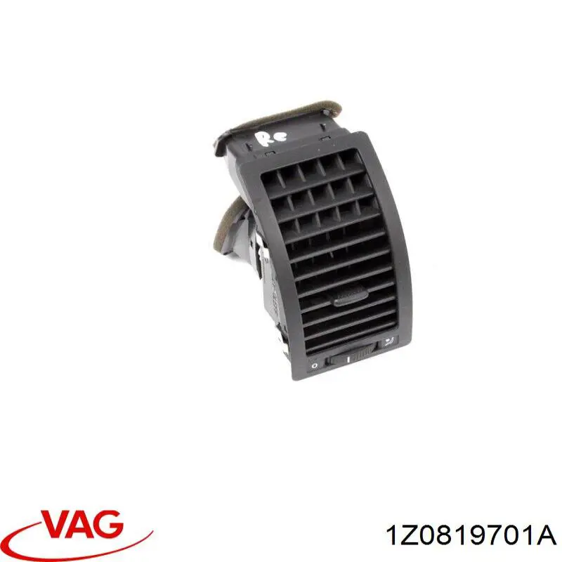Grelha esquerda de ventilação de salão no "painel de instrumentos" VAG 1Z0819701A preço, a partir de 39,65 USD