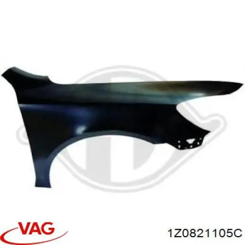 Compre 1Z0821105C VAG Pára-lama dianteiro esquerdo