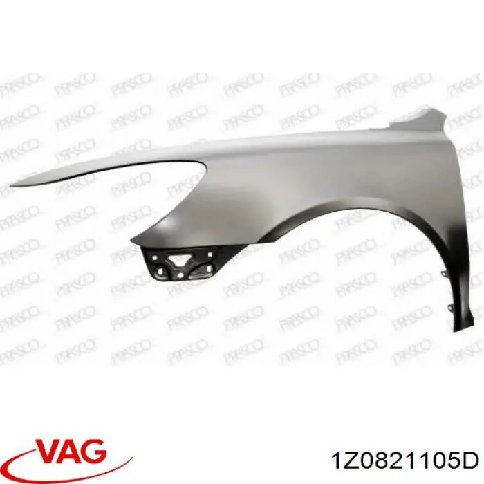 Compre 1Z0821105D VAG Pára-lama dianteiro esquerdo