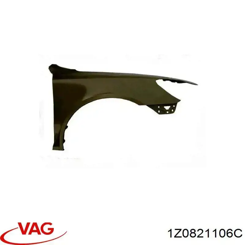 Pára-lama dianteiro direito VAG 1Z0821106C preço, a partir de 120,60 USD