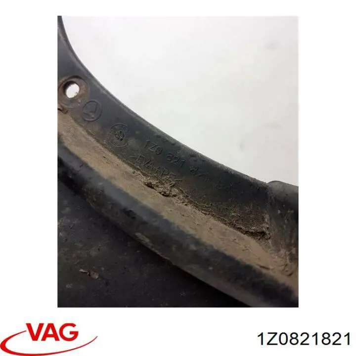 1Z0821821 VAG Protetor de lama traseiro esquerdo