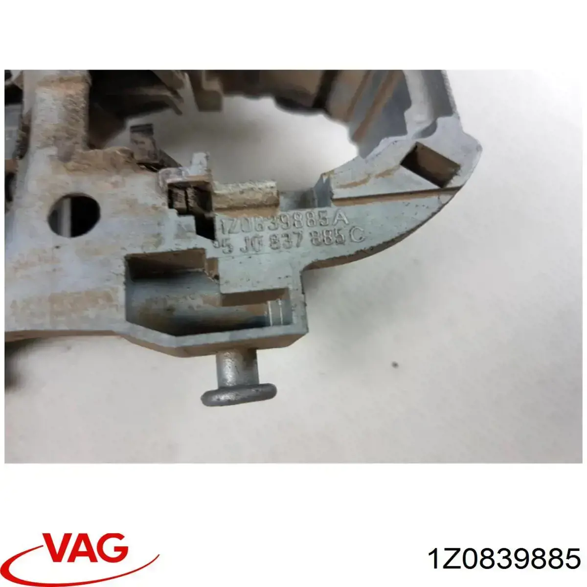 1Z0839885 VAG Suporte de maçaneta externa da porta traseira esquerda