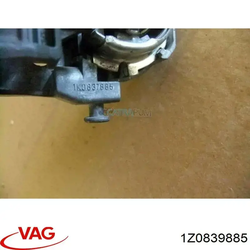 Compre 1Z0839885 VAG Suporte de maçaneta externa da porta traseira esquerda