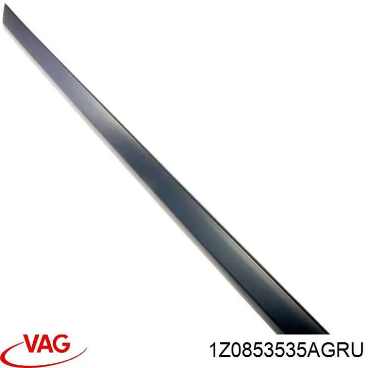 1Z0853535AGRU VAG Moldura da porta traseira esquerda