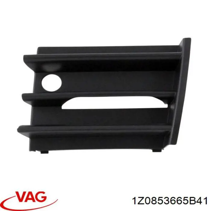 1Z0853665B41 VAG Grelha esquerda do pára-choque dianteiro