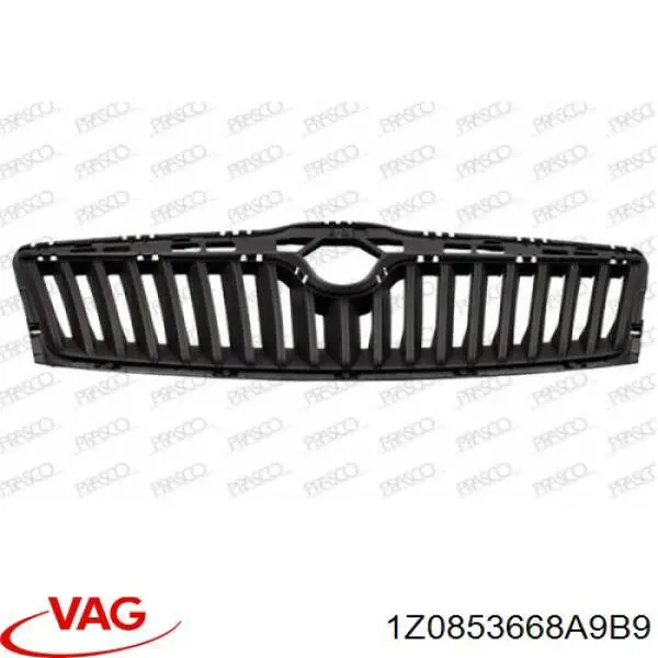 1Z0853668A9B9 VAG Grelha do radiador