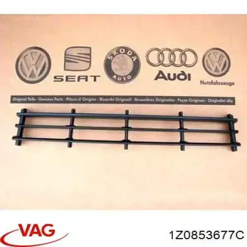 1Z0853677C VAG Grelha do pára-choque dianteiro