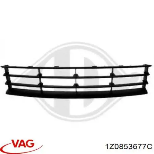 Grelha do pára-choque dianteiro VAG 1Z0853677C preço, a partir de 19,33 USD