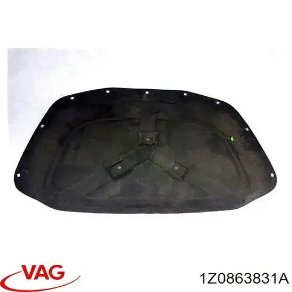 Compre 1Z0863831A VAG Isolamento de ruído da capota