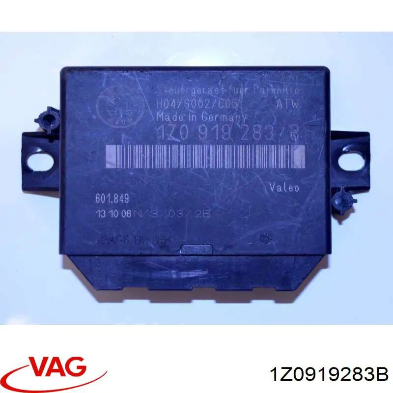 1Z0919283B VAG Módulo de direção (Centralina eletrônica) de sensor de estacionamento
