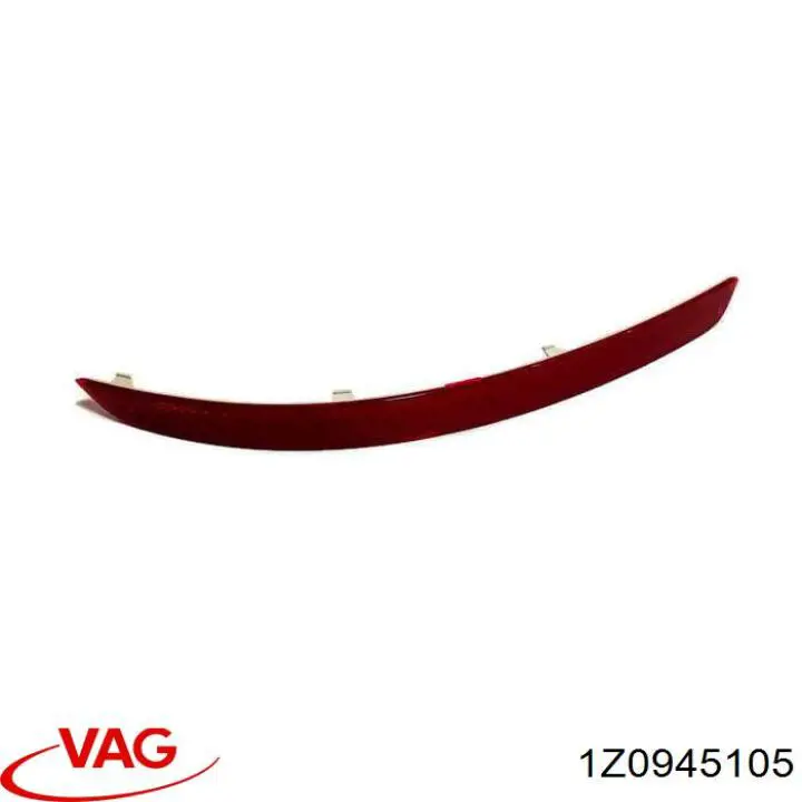 Retrorrefletor (refletor) do pára-choque traseiro esquerdo VAG 1Z0945105 preço, a partir de 13,04 USD
