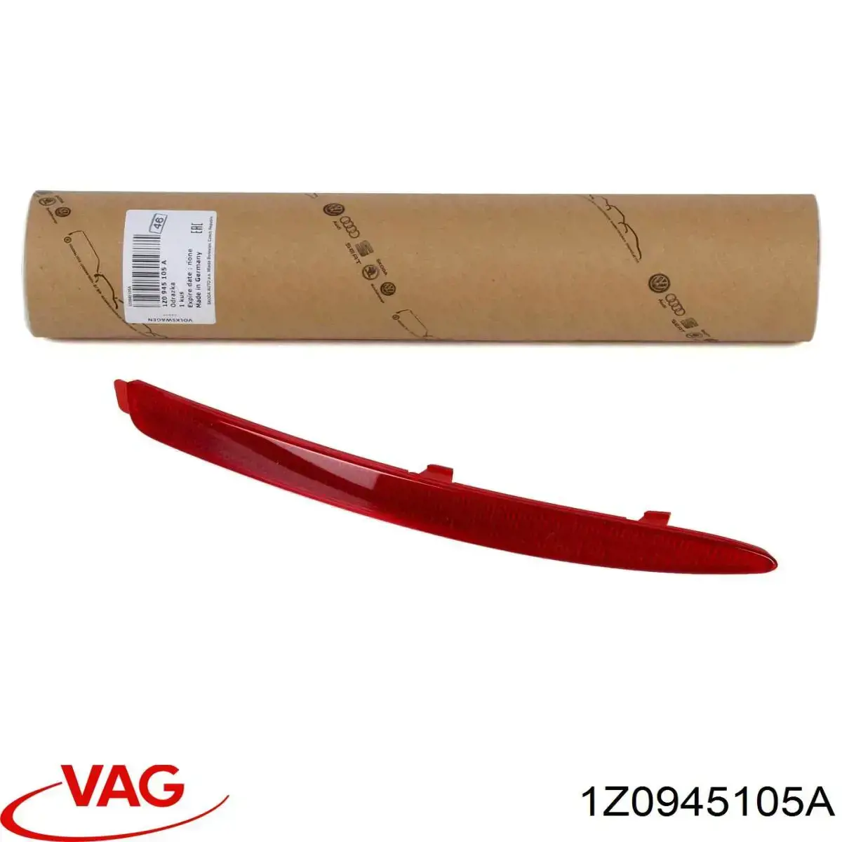 Retrorrefletor (refletor) do pára-choque traseiro esquerdo VAG 1Z0945105A preço, a partir de 13,04 USD