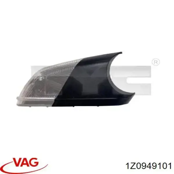 1Z0949101 VAG Pisca-pisca de espelho esquerdo
