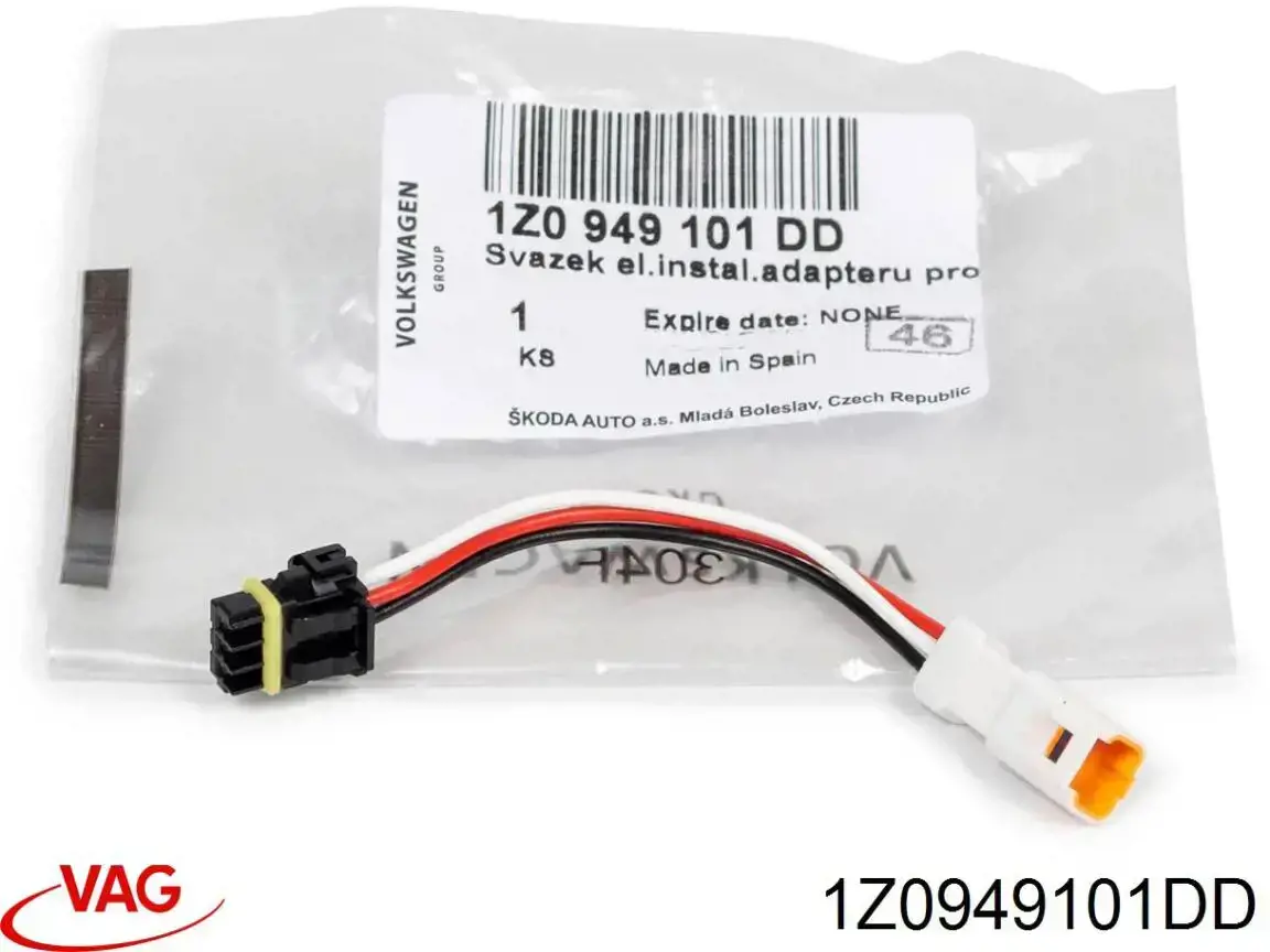  VAG 1Z0949101DD preço, a partir de 26,57 USD