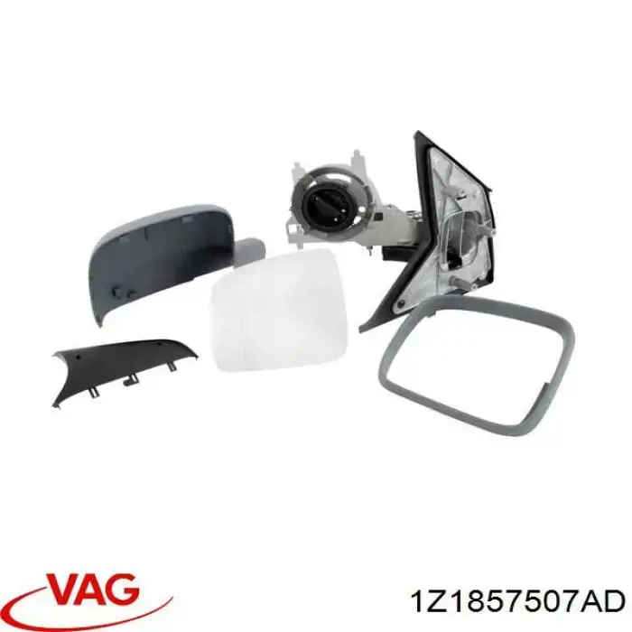 Espelho de retrovisão esquerdo VAG 1Z1857507AD preço, a partir de 193,15 USD