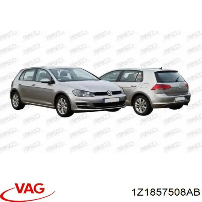 Caixa do espelho de retrovisão direito VAG 1Z1857508AB preço, a partir de 331,50 USD