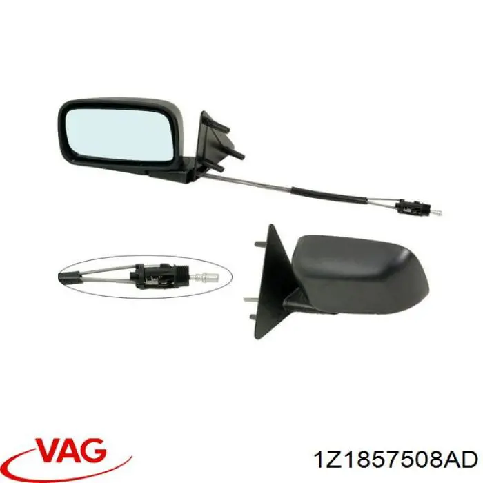 Espelho de retrovisão direito VAG 1Z1857508AD preço, a partir de 131,10 USD