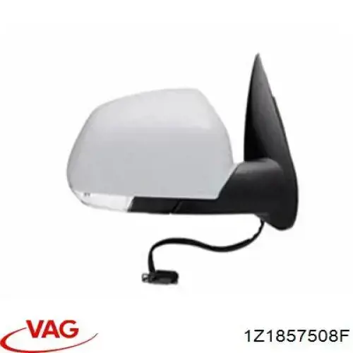 1Z1857508F VAG Espelho de retrovisão direito