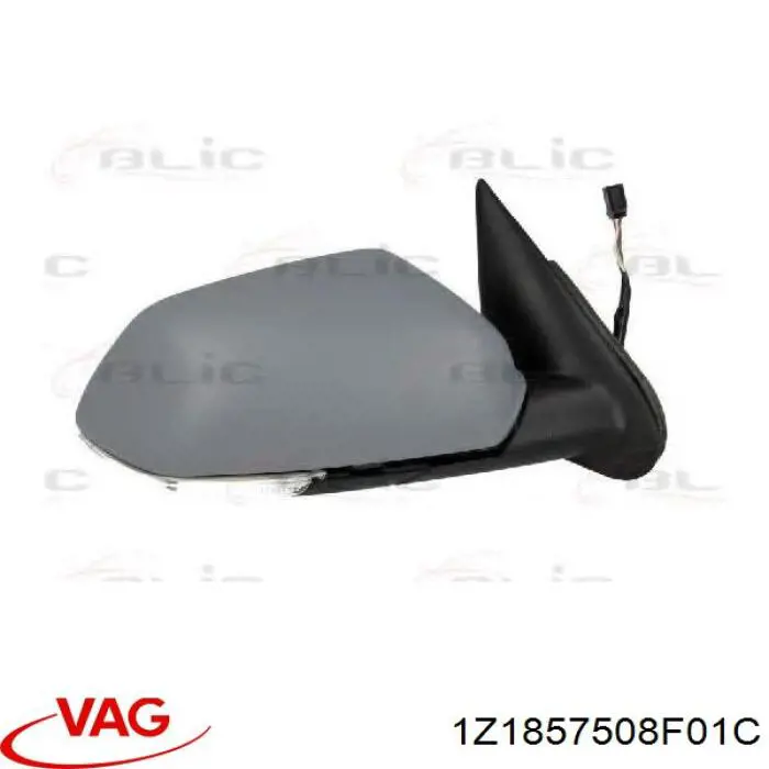 Espelho de retrovisão direito VAG 1Z1857508F01C preço, a partir de 92,82 USD