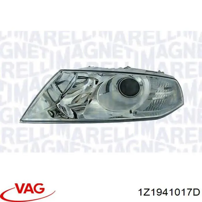 Luz esquerda VAG 1Z1941017D preço, a partir de 162,44 USD