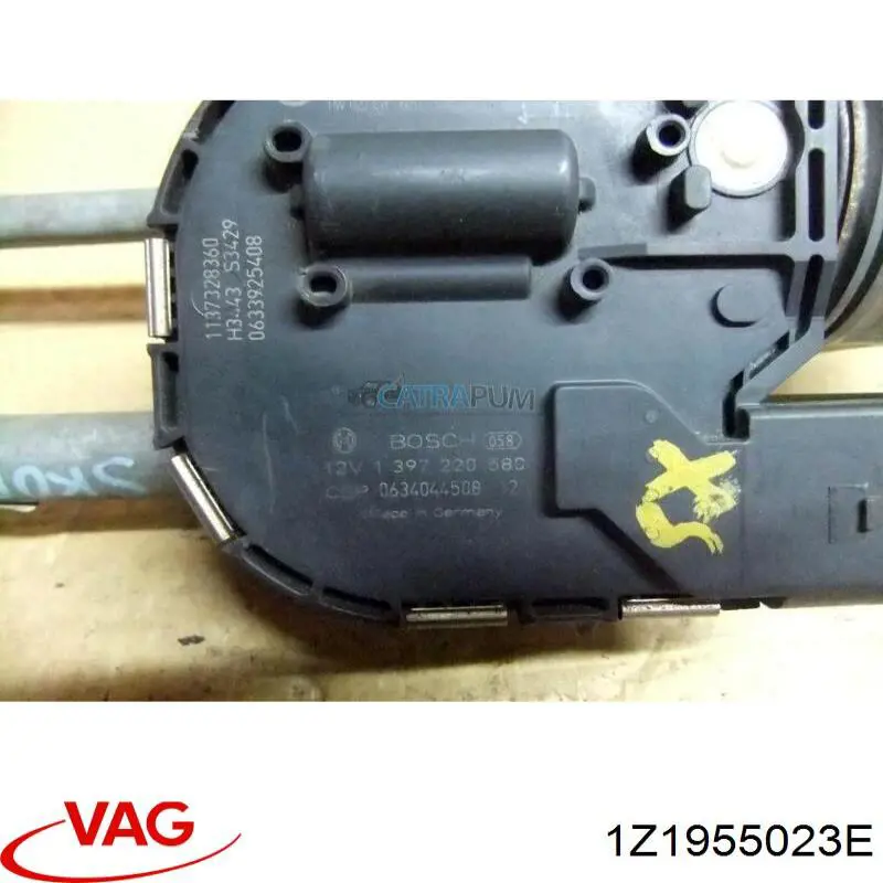 Trapézio de limpador pára-brisas 1Z1955023E VAG