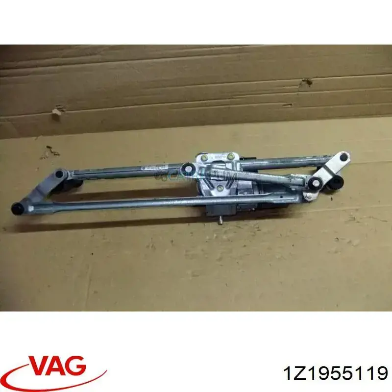 1Z1955119 VAG Motor de limpador pára-brisas do pára-brisas