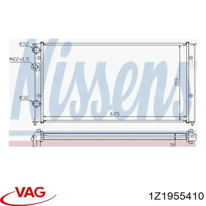 Compre 1Z1955410 VAG Braço de limpa-pára-brisas do pára-brisas