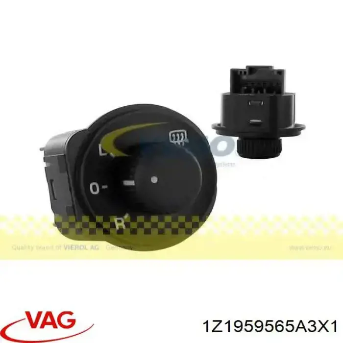 Unidade de controlo dos espelhos de retrovisão, na porta VAG 1Z1959565A3X1 preço, a partir de 17,80 USD
