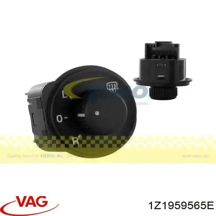 1Z1959565E VAG Unidade de controlo dos espelhos de retrovisão, na porta