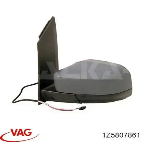Compre 1Z5807861 VAG Guia esquerda do pára-choque traseiro