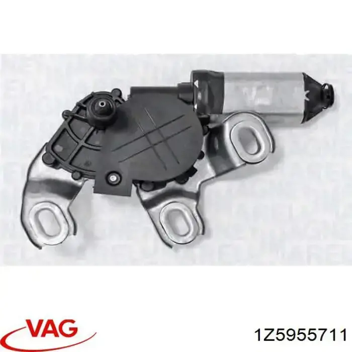 1Z5955711 VAG Motor de limpador pára-brisas de vidro traseiro